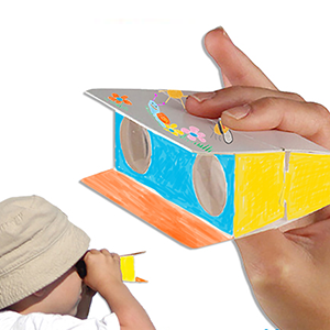 Jumelles pour enfant à colorier