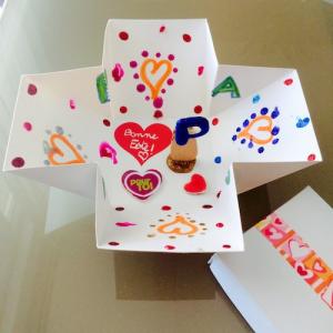 tuto pour bricoler avec les enfants une boîte pop-up pour la fête des pères