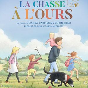 Retrouvez la bande annonce et des infos sur le film d'animation : "La chasse à l'ours" : l'adaptation du livre best-seller du même nom avec un programme de 3 courts métrages à destination des plus de 3 ans.