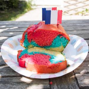 Activité culinaire pour enfants afin de réaliser un gâteau tricolore