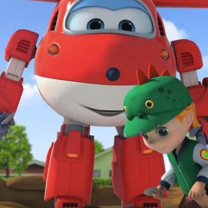Lorna et Jett dans lepisode une championne au grand coeur de super wings copie