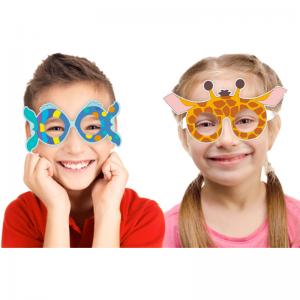 Lunettes animaux à colorier