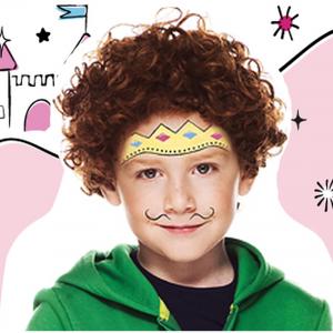 Maquillage de prince avec Snazaroo