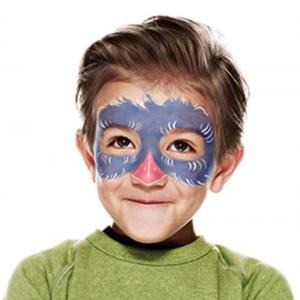 Tutoriel pour apprendre à maquiller son enfant en Perroquet
