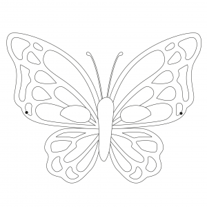 Imprimer le coloriage masque de papillon 3. Masque à imprimer et à colorier pour le carnaval