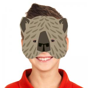 Masque ours à gommettes