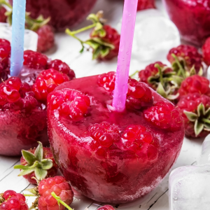 Mini sucettes glacées aux fruits