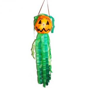 Pinata en forme de citrouille pour animer les fÍtes d'enfants et d'Halloween.