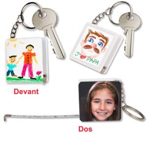 Porte-clés mètre à décorer