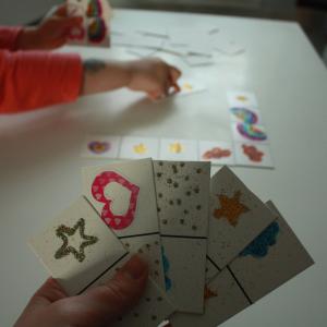 tuto bricolage enfants jeu de dominos