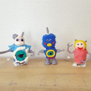 tuto bricolage enfants robot fête des pères