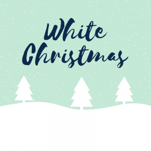 chanson white christmas. Paroles pour carnet de chants et musique. Chanson de Noël en anglais