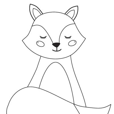 Coloriage Renard Tous Les Dessins De Tete A Modeler