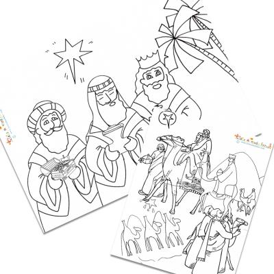 Coloriage des rois mages