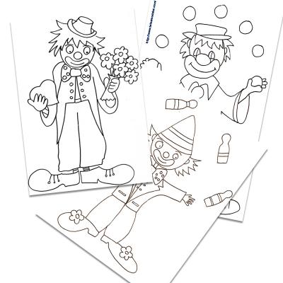 Coloriage clowns