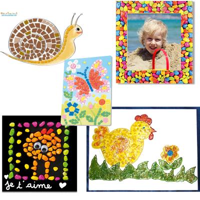 Activités mosaïque enfant
