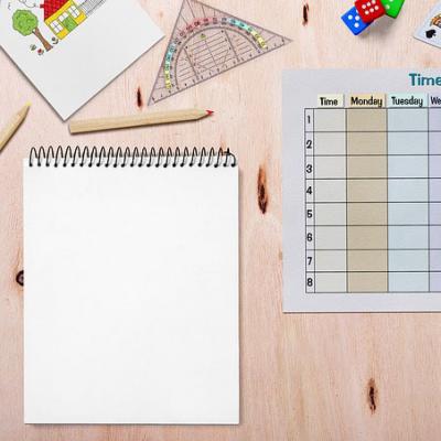 Etiquettes de cahier pour la rentrée