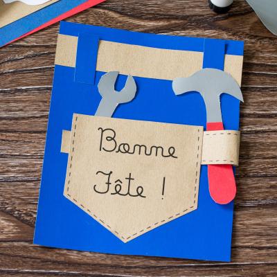 Carte Outils Bonne Fete Par Tete A Modeler