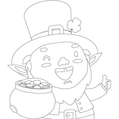 Retrouvez des coloriages à imprimer pour la saint Patrick. Des dessins de Leprechaun, de trèfle à quatre feuilles et de chaudron plein de pièces d'or ... autant de thèmes très symboliques de la saint Patrick. Des dessins à imprimer pour s'amuser et