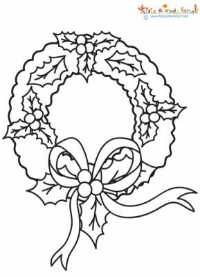 Coloriage décorations de Noël
