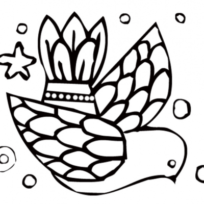 Coloriage des animaux de Noël