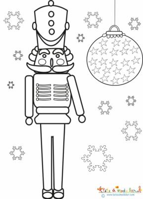 Coloriage des jouets de Noël