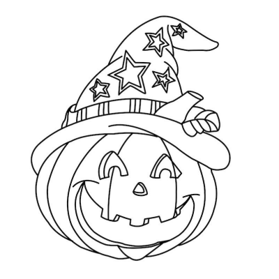 Coloriage Halloween Dessin Halloween Facile Avec Tête à