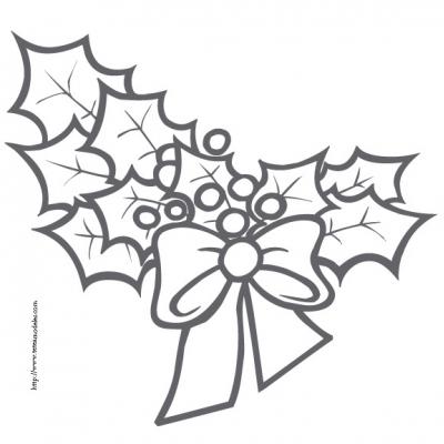 Coloriage Symboles de Noël