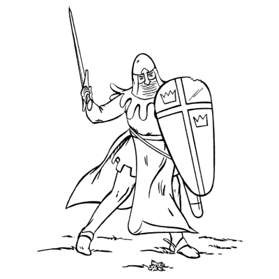 Coloriages Chevaliers Dessins De Chevaliers A Colorier Tete A Modeler