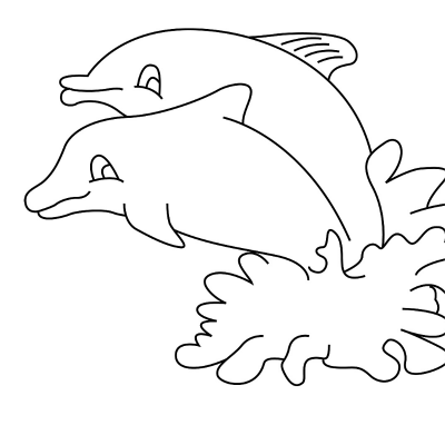 Dessins à colorier des mammifères vivant dans la mer. Activité de coloriage pour découvrir les mammifères marins comme les baleines, les dauphins ou encore les cachalots.