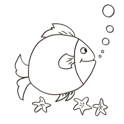 Coloriage De Poisson De Mer