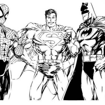 Coloriage De Batman A Imprimer