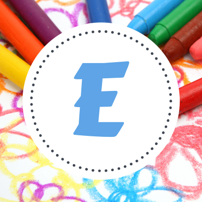 Coloriage prénoms qui commencent par E