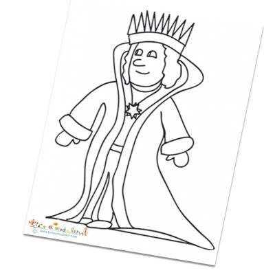 Coloriage des rois de contes de fées