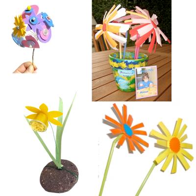 Fleurs en plastique pour la fête des mères