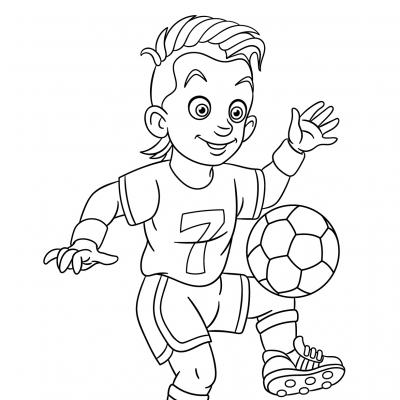 Coloriages Sur Le Foot Les Dessins A Imprimer De Tete A Modeler