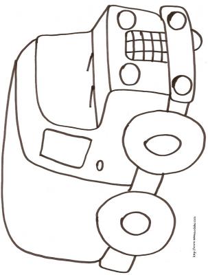 coloriage de camion