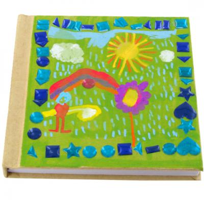 Carnet Decore De Mosaique Avec Dessin D Enfant Carterie Enfant