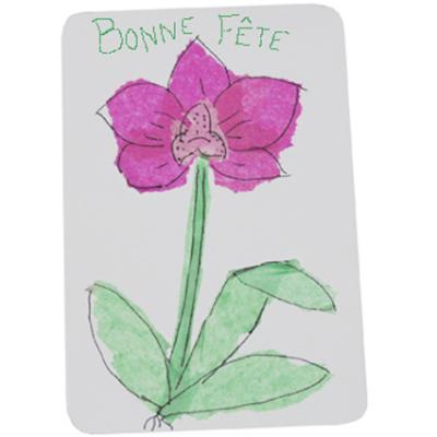 Carte Fleur A Offrir Bricolage Papier De Soie Tete A Modeler