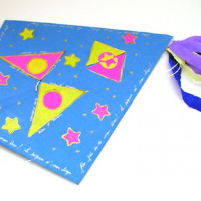 cerf-volant en papier