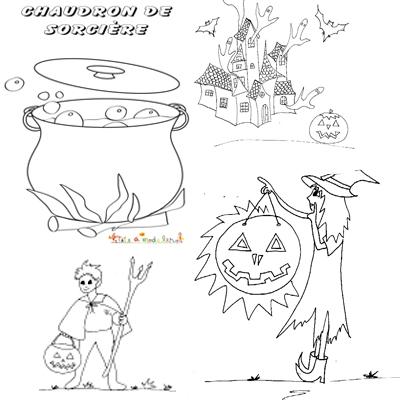 Coloriage Halloween a imprimer pour les vacances