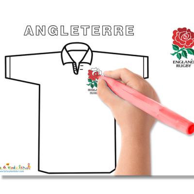 Des coloriages pour jouer avec les maillots des équipes de rugby de la coupe du monde. Le maillot est à colorier comme ceux des joueurs de chaque équipe ainsi que le blason. Des coloriages pour jouer avec les équipes de la coupe du monde de rugby.