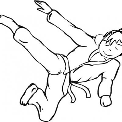 Coloriages sur le judo