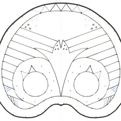 Graphisme Et Masque De Carnaval A Decorer Tete A Modeler