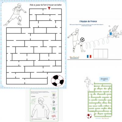 Coupe d'Europe de Football : Jeux à imprimer