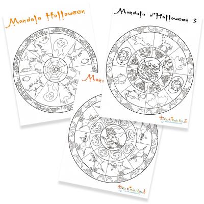 Mandalas d'Halloween