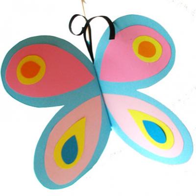 Papillons De Papier Pour L Eveil De Bebe Tete A Modeler