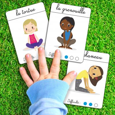 Les Cartes Yoga Enfant Sur Les Animaux A Imprimer Tete A Modeler