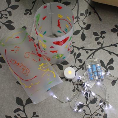 activité de bricolage enfant pour réaliser une lanterne photophore