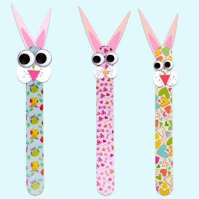 Lapins en languettes en bois